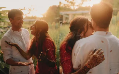 Mismatched star Prajakta Koli drops her happy Mehendi moments with Vrishank Khanal