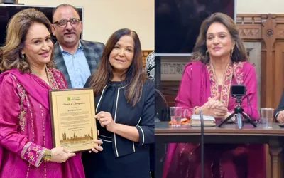 Bushra Ansari honored by UK Parliament for her contributions to entertainment industry