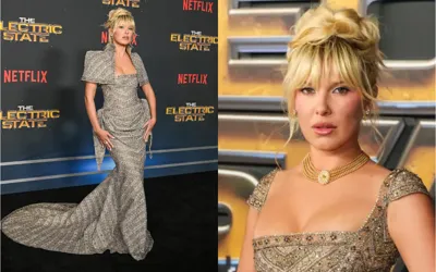 Millie Bobby Brown responds to criticism over her blonde look at “The Electric State” Premiere