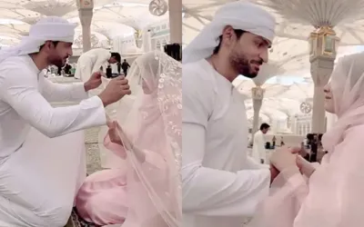 Omer Shahzad's delightful wedding video from Madinah wins hearts: Watch
