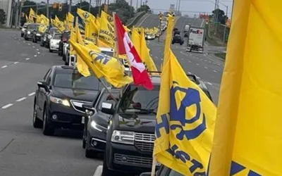 Pro-Khalistan activists hold major car rally in Fresno, California