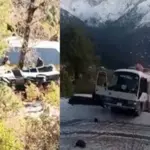 Four people die as passenger coach plunges into ravine in Azad Kashmir