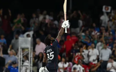 Aaron Jones stars as USA thrashes Canada in T20 World Cup opener