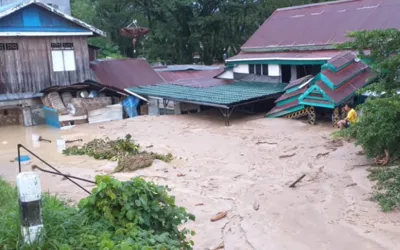 Deadly flooding and landslides in Northern Vietnam claiming three lives