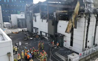 South Korea: Exploding batteries trigger deadly fire in factory