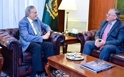 Dar meets US, Saudi ambassadors