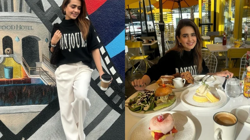 Sumbul Iqbal Visits the Hollywood Walk of Fame in California, Shares Photos