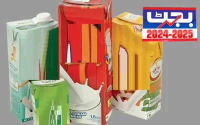 250ml, 1000ml packaged milk new prices in Pakistan from July 2024