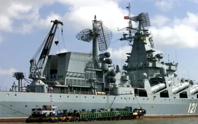 Ukraine and Russian armed group acknowledge Arson attack on Moscow warship in Baltic