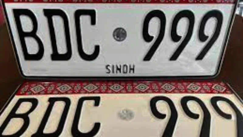 Sindh introduces system to provide number plates at doorstep