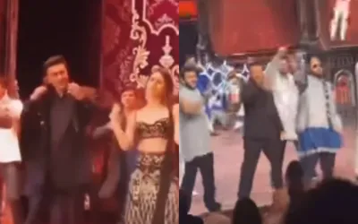 Salman Khan and Others dance at Anant Ambani, Radhika Merchant’s sangeet