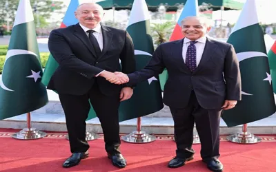 Azerbaijan President presented guard of honour at PM House