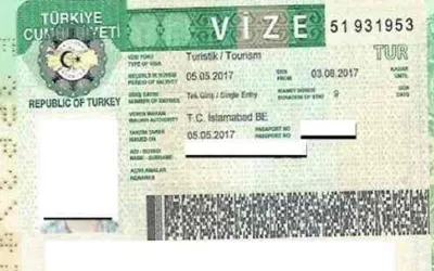 Turkiye visit visa latest fee from Pakistan - July 2024