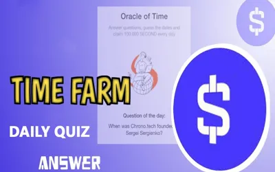 Time Farm Daily Quiz Today – July 28, 2024