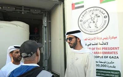 Lifeline from the desert: UAE opens water plants to quench Gaza's thirst