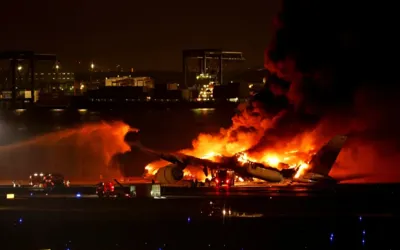 Japan plane deadly crashed on Tokyo’s runway, 5 people are dead