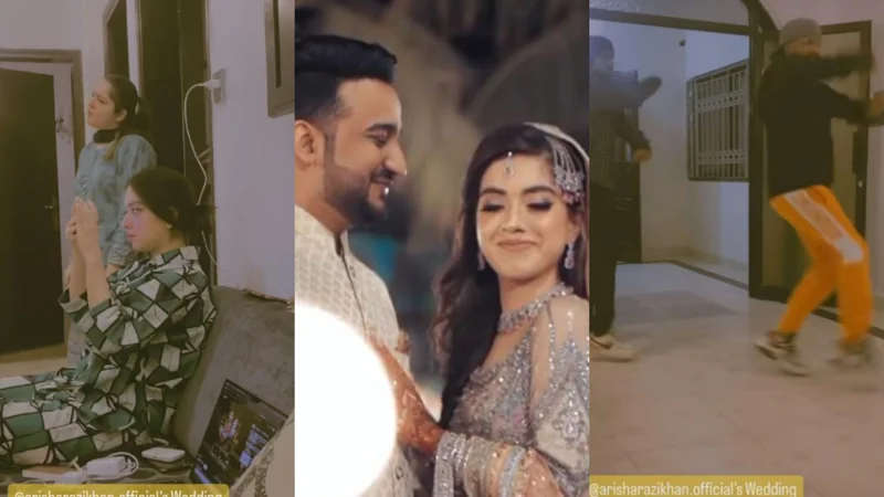 Arisha Razi started her wedding preparations