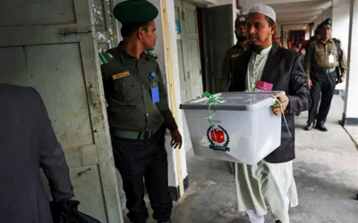 Bangladesh faces low voter turnout as the opposition boycotted the election