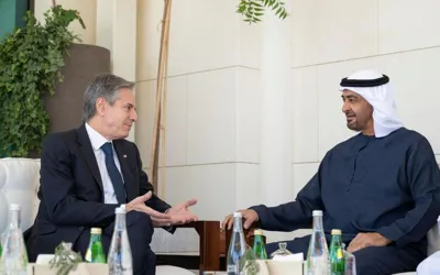 UAE president and US secretary talks about Impact of Gaza crisis