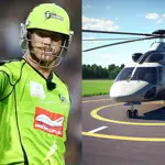 David Warner's Helicopter Arrival Sparks Excitement at SCG Before BBL 13