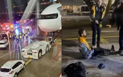 Dubai-bound flight faces 6-hour delay as passenger opens cabin door to do suicide