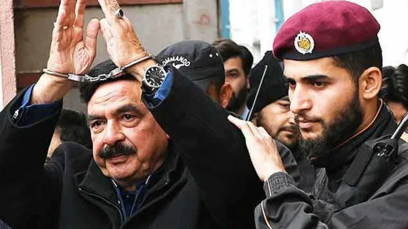 Ex-federal minister Sheikh Rashid arrested in May 9 case