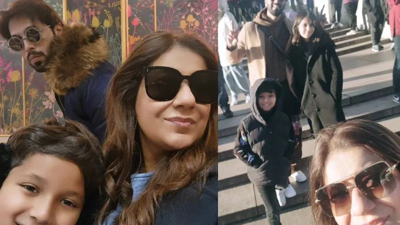 Fahad Mustafa shares adorable pictures with family from his London vacations