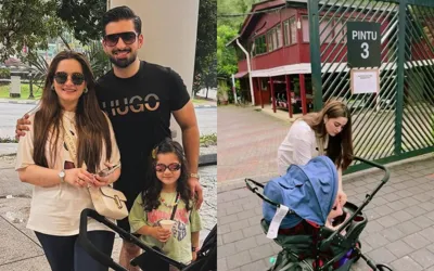 Aiman Khan delights fans by sharing adorable family moments from Malaysia