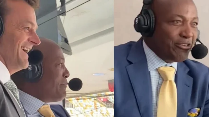 WATCH: Emotional Brian Lara hugs Adam Gilchrist after Windies thrash Aussies