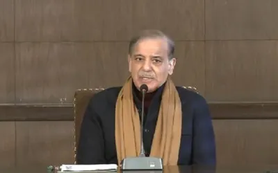Shehbaz claims his govt saved country from economic default