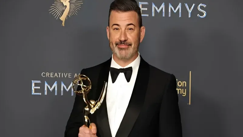 Jimmy Kimmel sparks with second straight 'Emmy' win as outstanding game show host