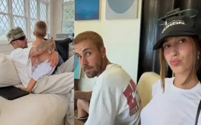 Justin Bieber shares cozy family moments with Hailey and son