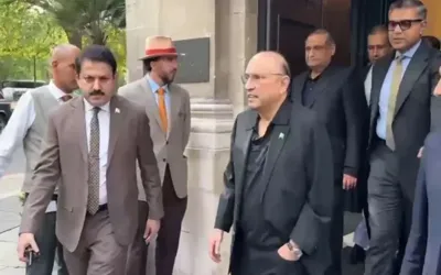 President Zardari leaves London for Pakistan on special aircraft