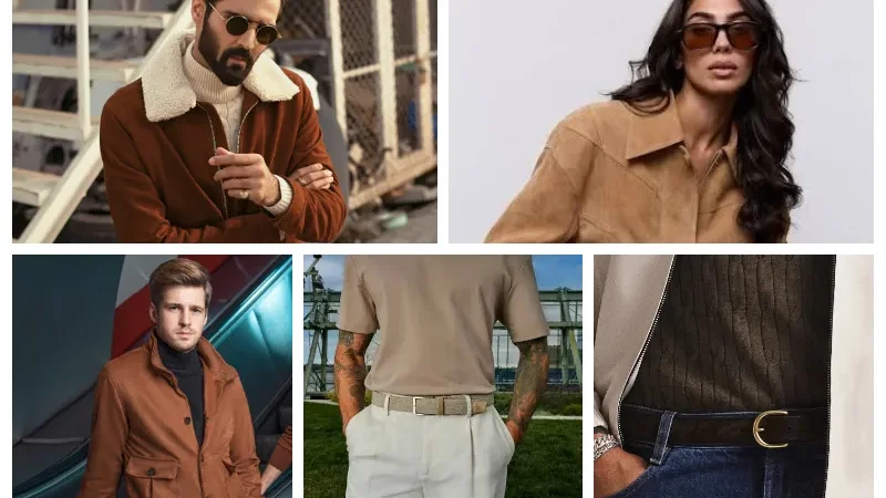 Suede is back: Oversized belts and 90s western style spark street-style revival