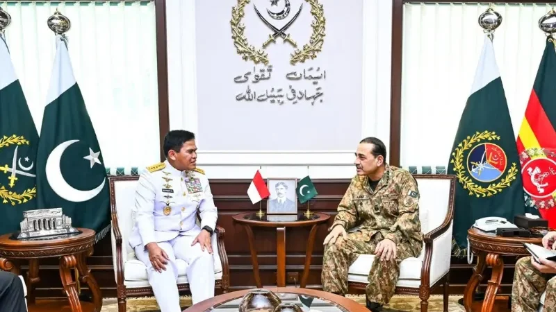 CDF Asim Munir, Indonesian Navy chief discuss defence cooperation
