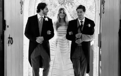 Jemima Goldsmith shares rare wedding glimpse