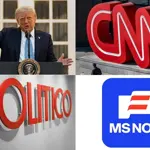 Trump’s White House ban targets CNN, Politico and MS NOW