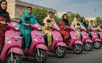 Sindh govt announces free pink scooters for women in Mirpurkhas 