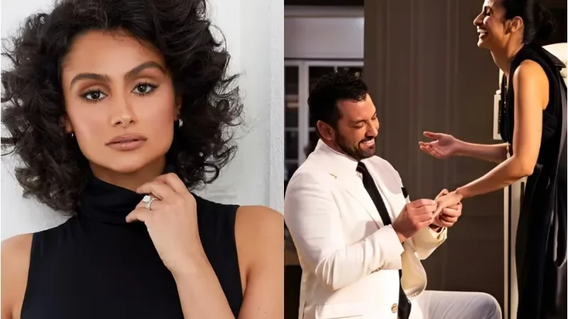 Nazanin Mandi engaged to Michael Gilroy after fairytale proposal
