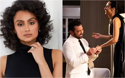 Nazanin Mandi engaged to Michael Gilroy after fairytale proposal