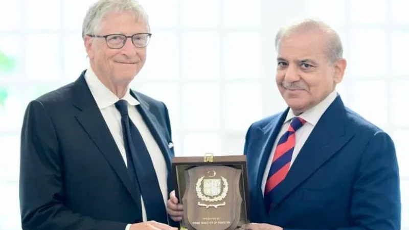 Shehbaz meets Bill Gates, reaffirms push to eradicate polio