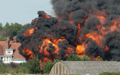 Two pilots injured after RAF training jet crashes in Wales