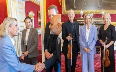Duchess of Edinburgh Sophie hosts cultural luncheon at St. James’s Palace