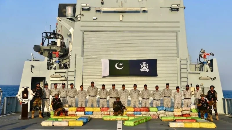 Pakistan Navy seizes 2,800kg of drugs in Arabian Sea