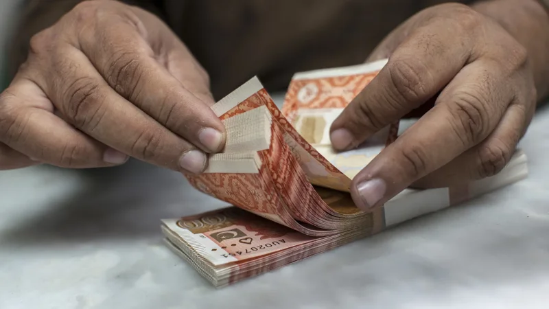 Pakistan's money supply shrinks as government borrowing rises
