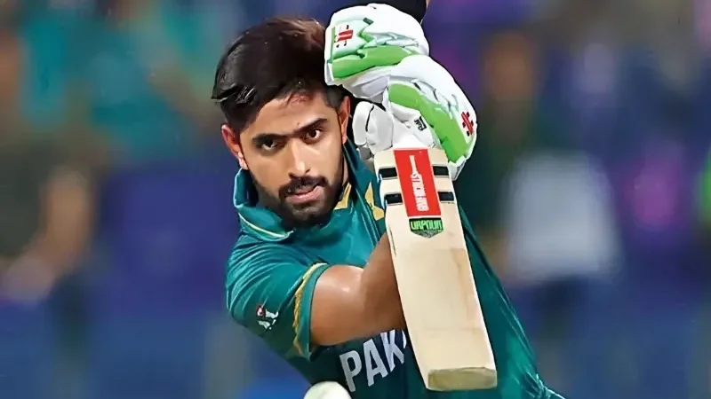 Babar Azam surrounded by fans after dismissal in Islamabad first-class match