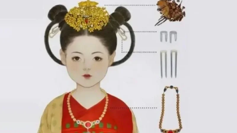 The little girl who slept with treasures for 1,400 years