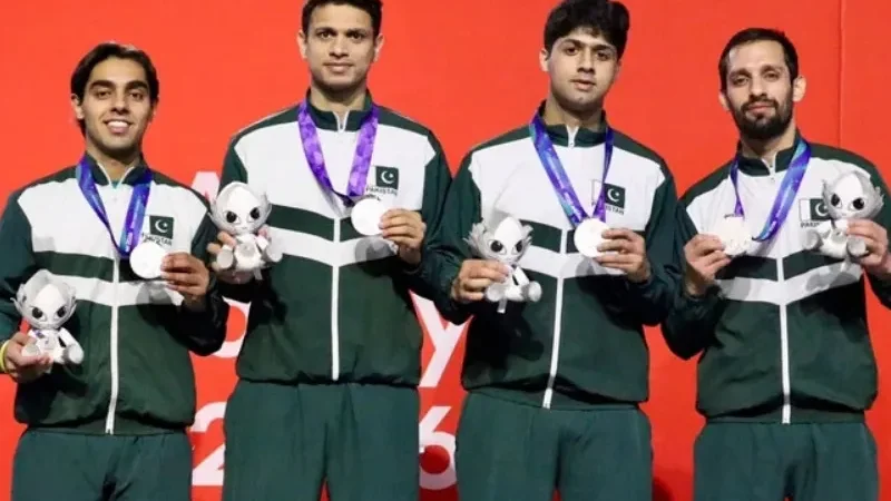 Pakistan wins first silver medal at Asian Games 2026 - 20th Asian Games, Aichi-Nagoya, men's squash, Nasir Iqbal