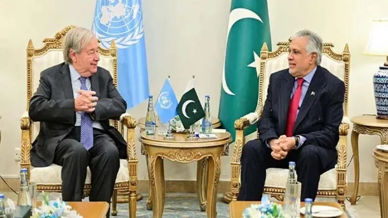 Ishaq Dar, UN chief Guterres review regional tensions and global issues