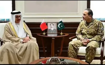 CDF Asim Munir, Bahrain FM discuss regional security at GHQ